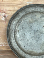 Antique Pewter Charger Plate, Plays de Loire - Large