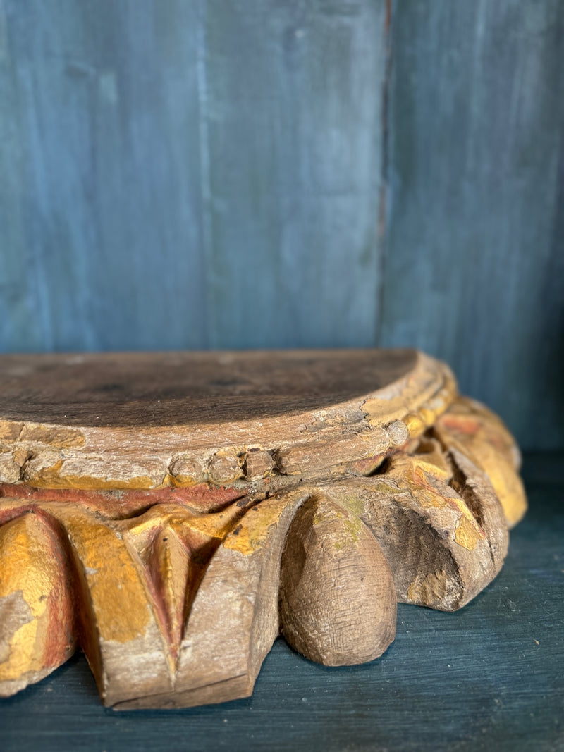Antique European Giltwood Architectural Fragment