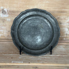 Antique Pewter Charger Plate, Plays de Loire - Small