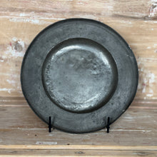 Antique Pewter Charger Plate, Plays de Loire - Large