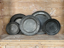 Antique Pewter Charger Plate, Plays de Loire - Large