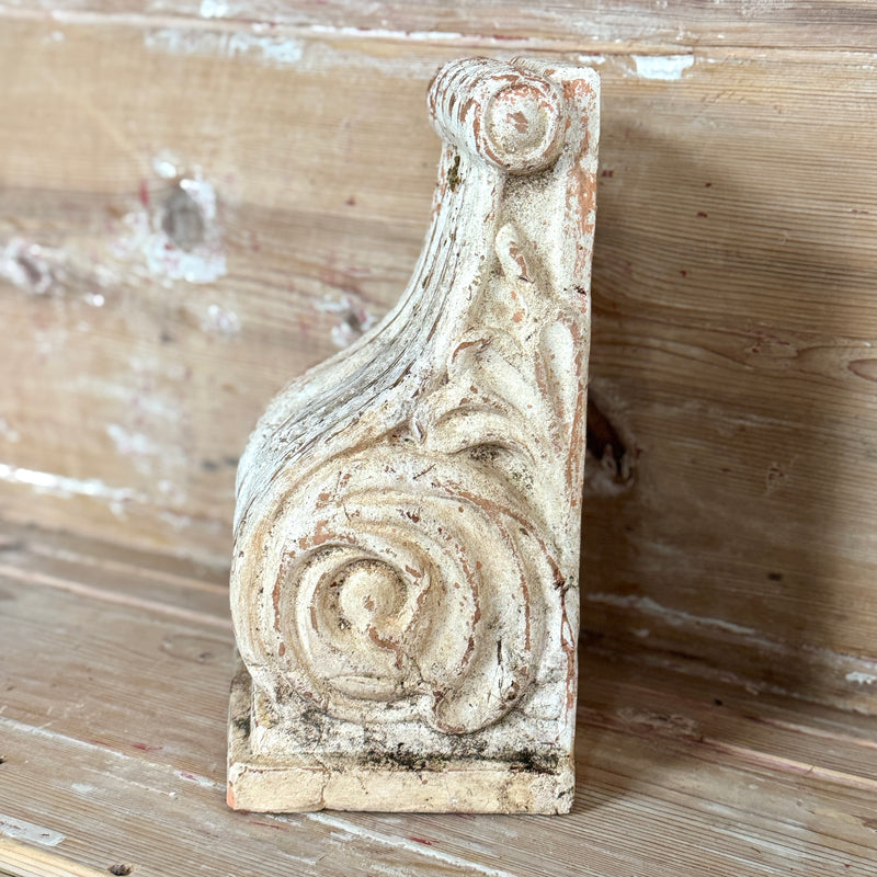 Terra Cotta Wall Bracket with Beautiful Patina
