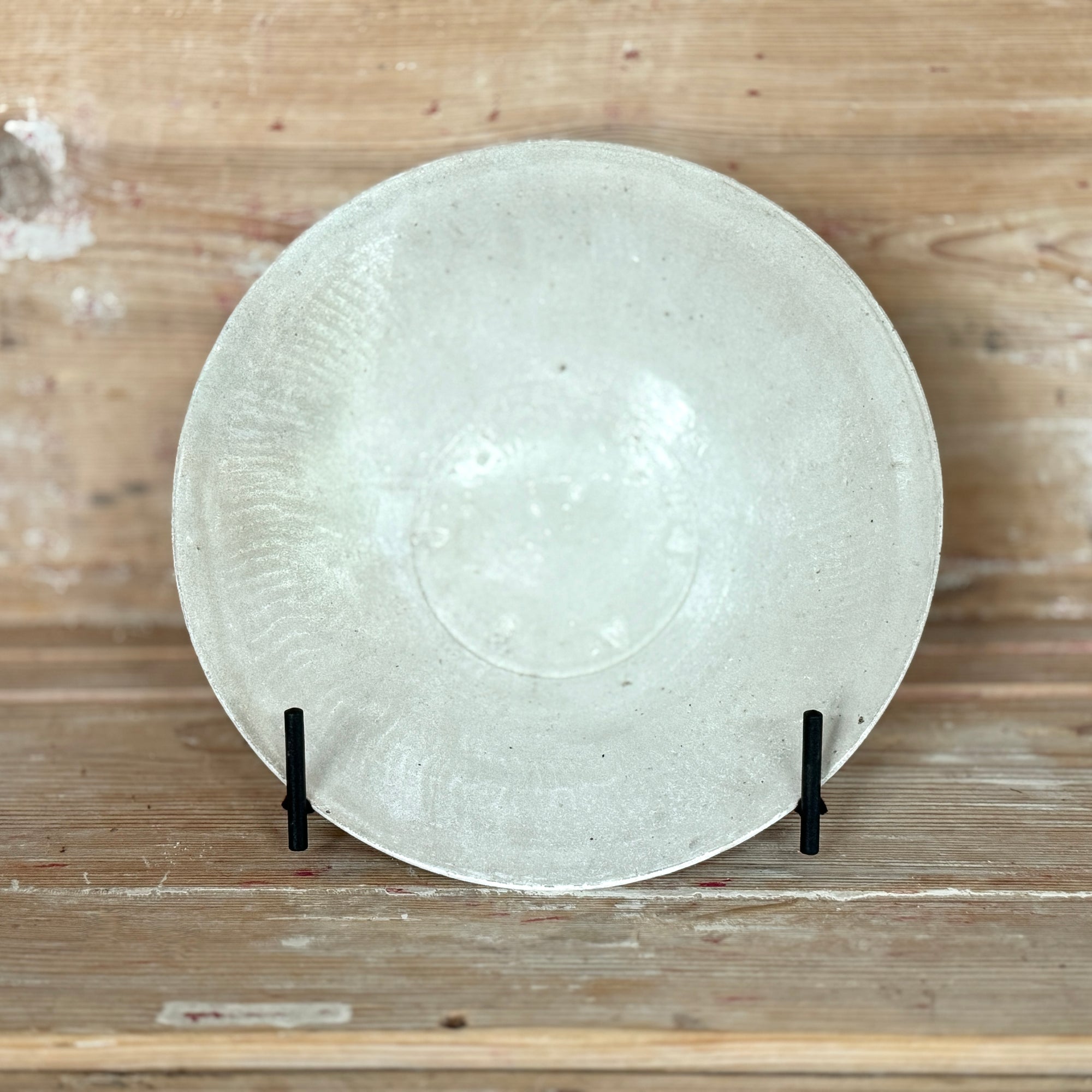 Ancient Chinese Bowl with Milky Glaze