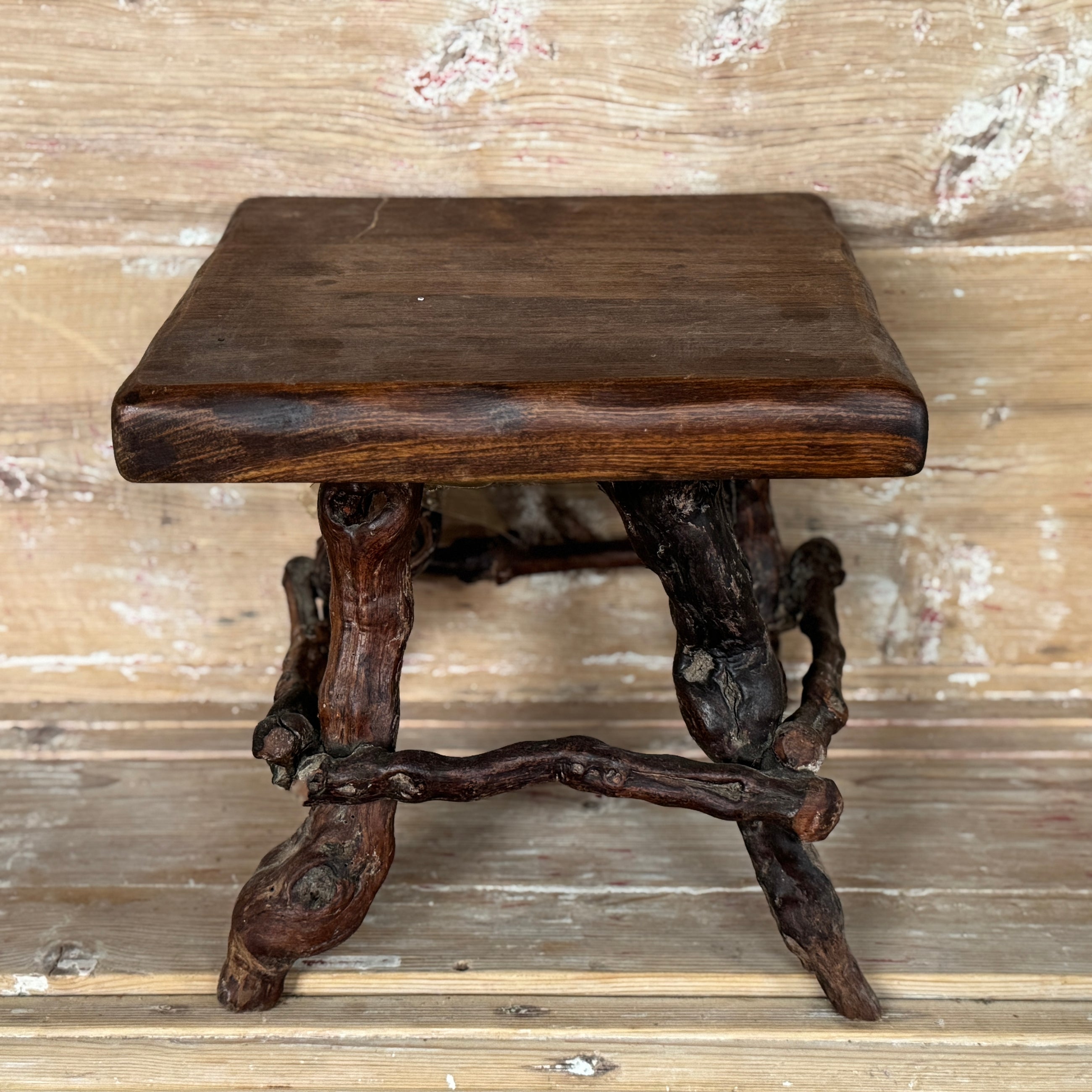 European Grapevine Stool Circa 1950's