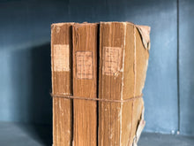 Set of 3 Antique French Gold History Books