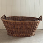 Belgian Vintage Wicker Laundry Basket