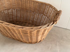 Belgian Vintage Wicker Laundry Basket