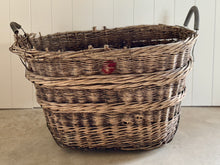Antique European Harvest Basket