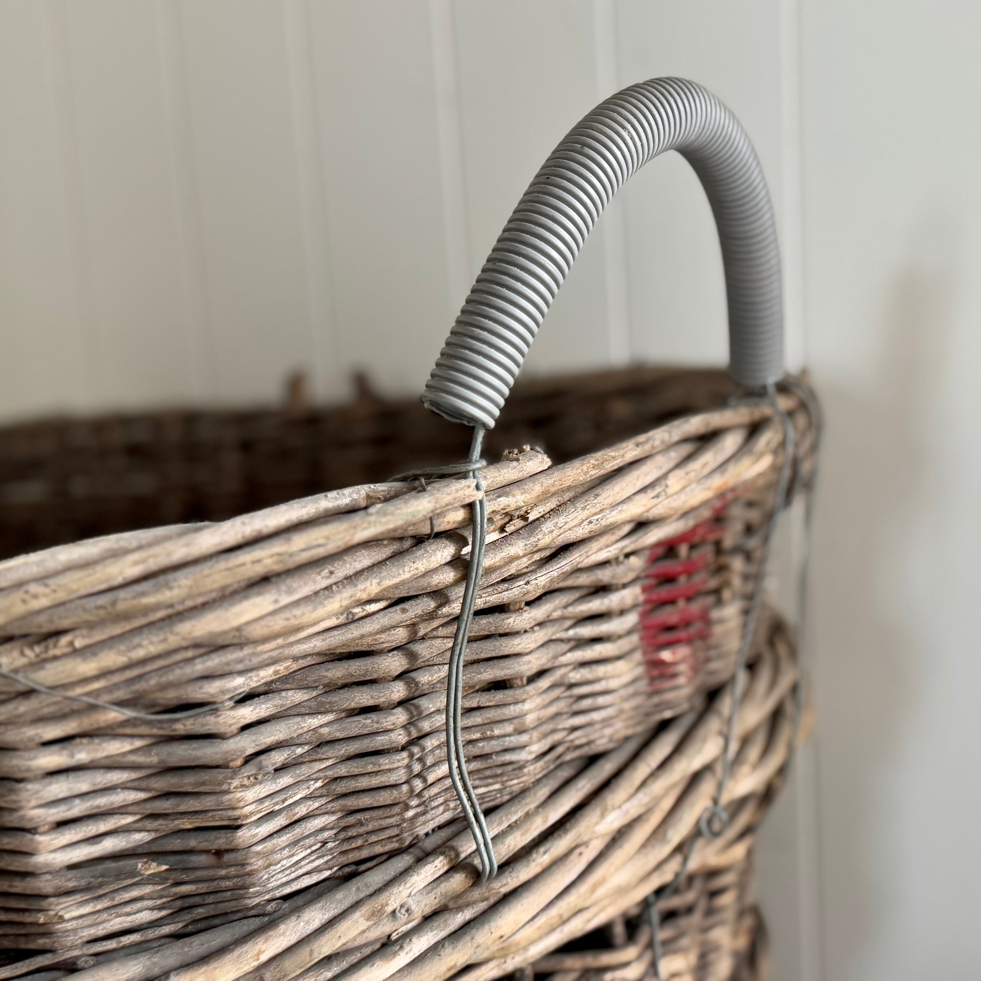 Antique European Harvest Basket