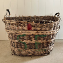 Antique European Harvest Basket