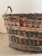 Antique European Harvest Basket