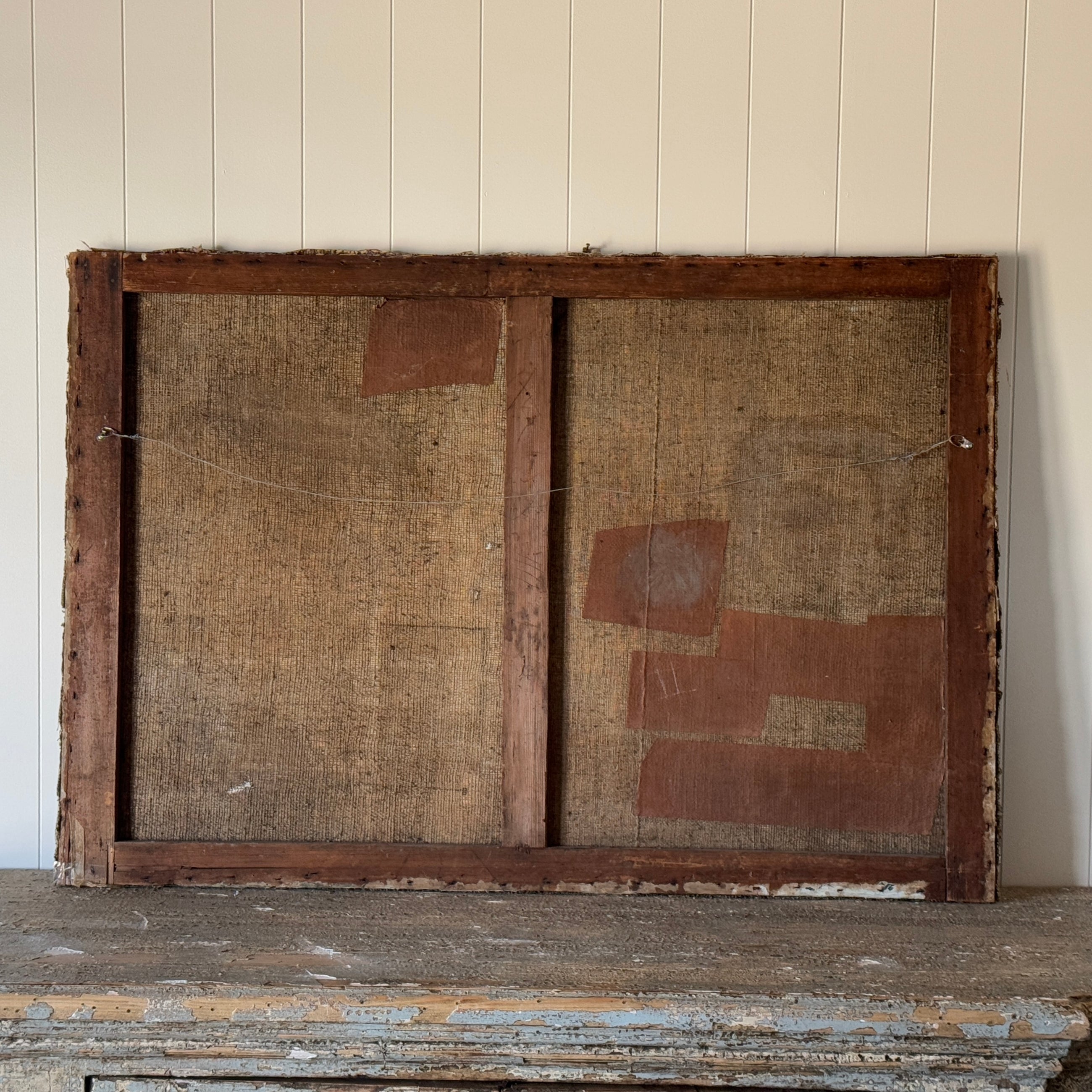 Pair of Louis XVI Era Painted Four Seasons Grisailles