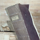 Set of 3 French Antique Aubergine Books