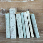 Antique French Ledger Print Book Covers (set of 6)