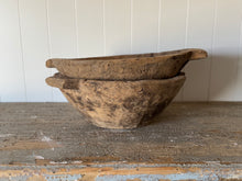 Antique Farmhouse Wood Bowl