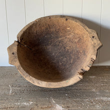 Antique Farmhouse Wood Bowl