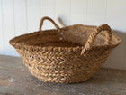 Vintage Spanish Olive Basket, large