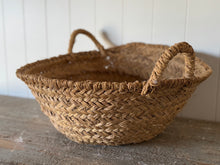Vintage Spanish Olive Basket, large
