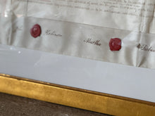 Framed Indenture Paper