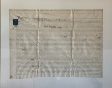 Framed Indenture Paper