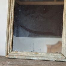 Rustic 18th-century Green French Painted Mirror