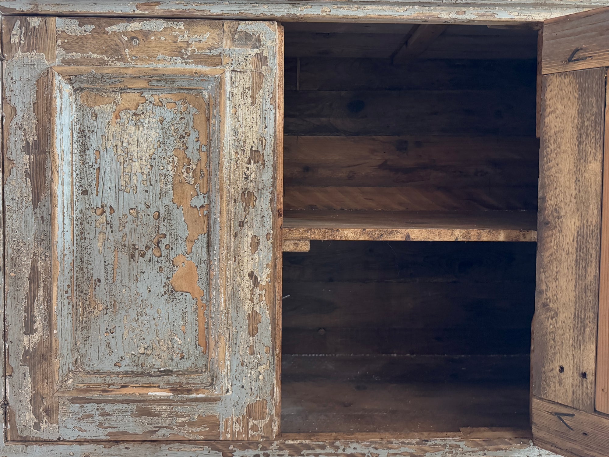 Stunning Reproduction Buffet Made with Reclaimed Tuscan Wood