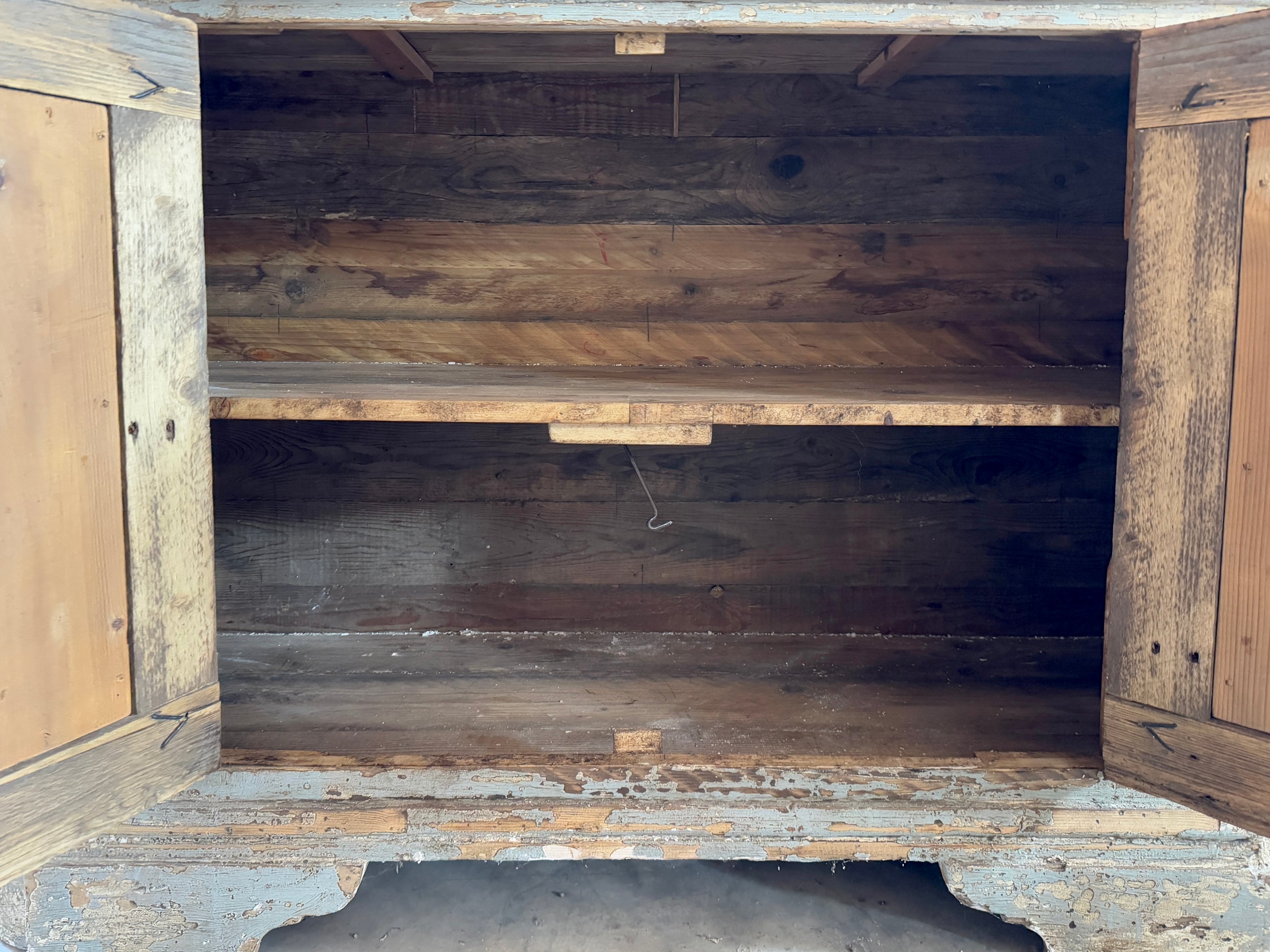 Stunning Reproduction Buffet Made with Reclaimed Tuscan Wood