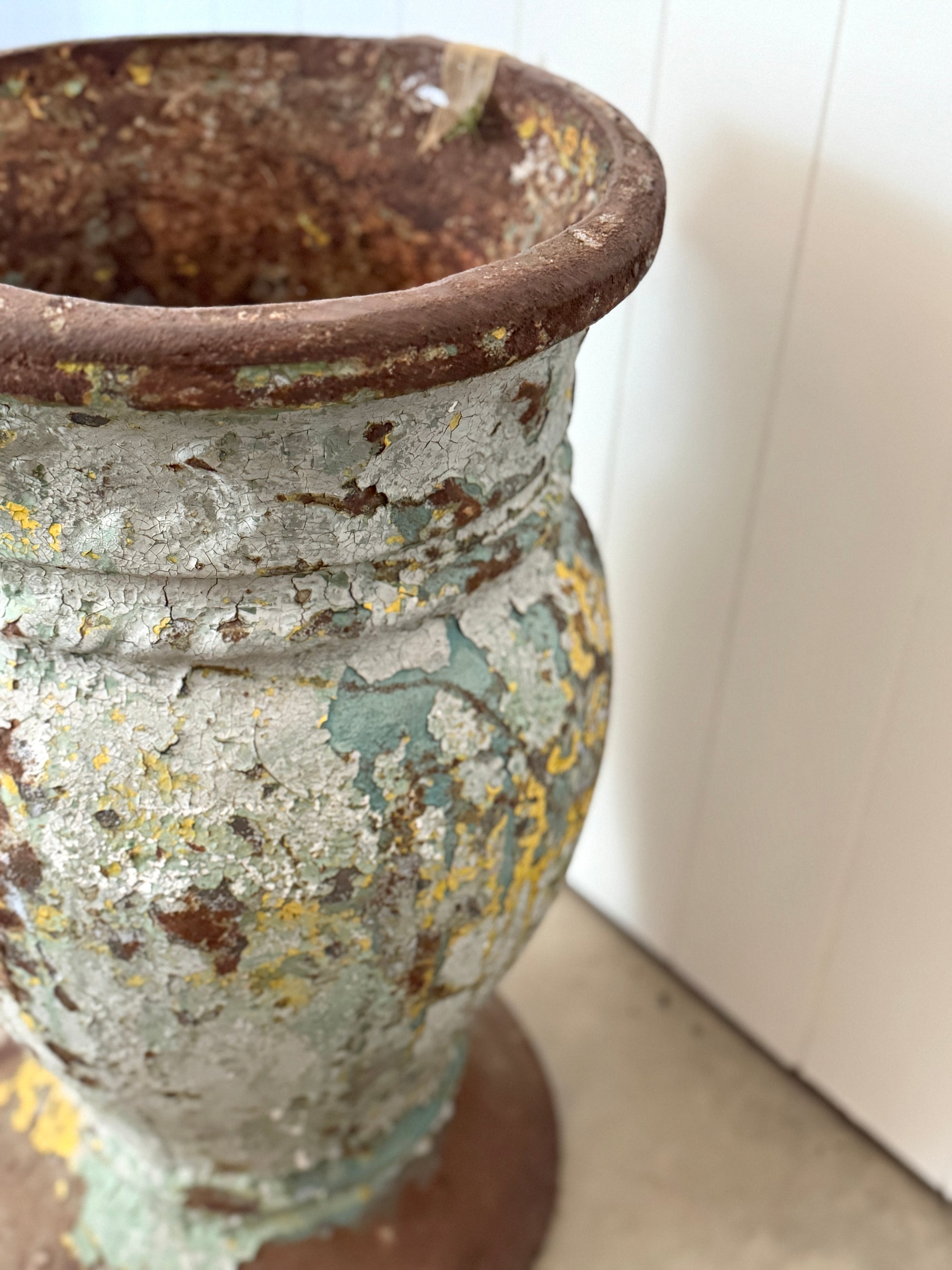 Antique Swedish Cast Iron Container