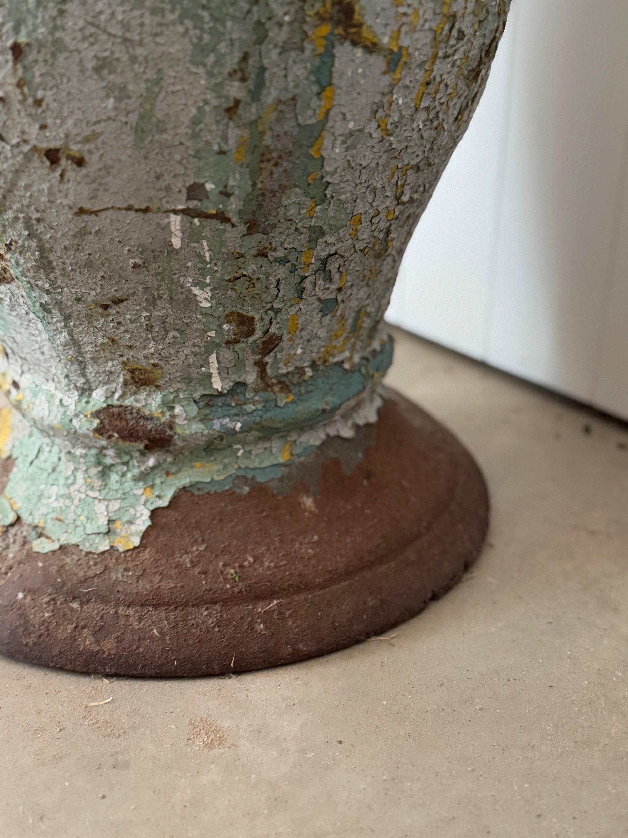 Antique Swedish Cast Iron Container