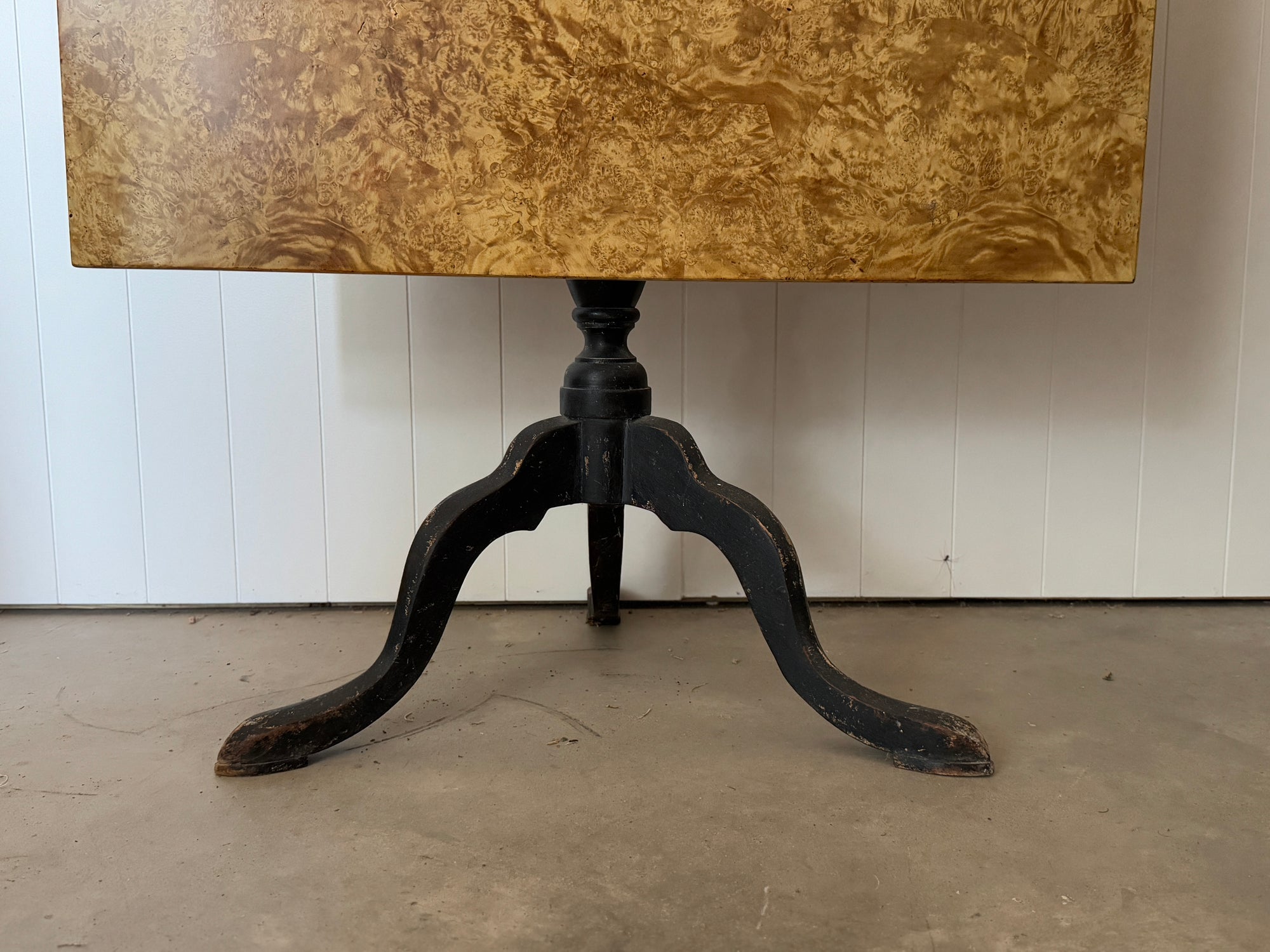 Antique Swedish Bleached Alder Root Tilt-top Table c. 1920