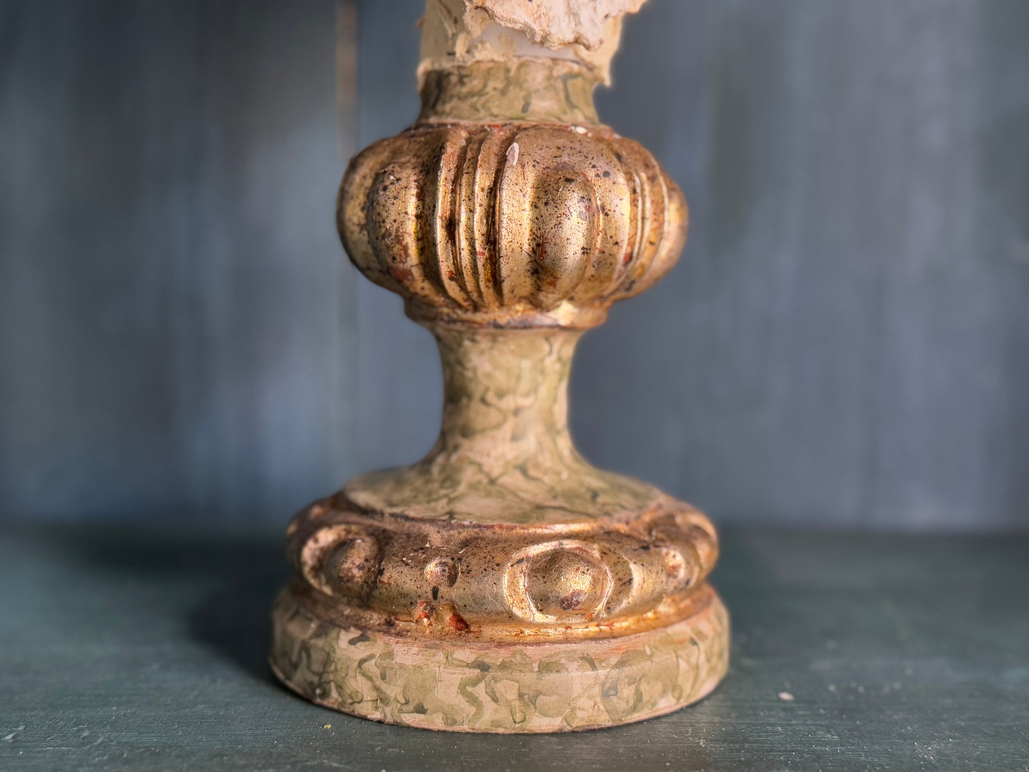 Coral Mounted on Antique Fragment