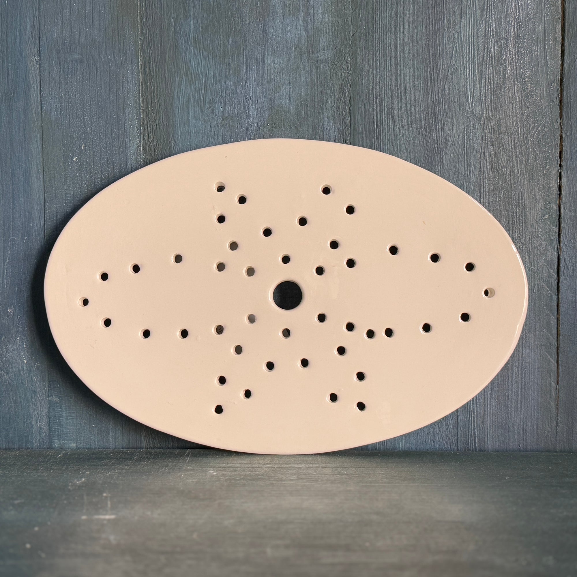 Antique Belgian Ironstone Strainer