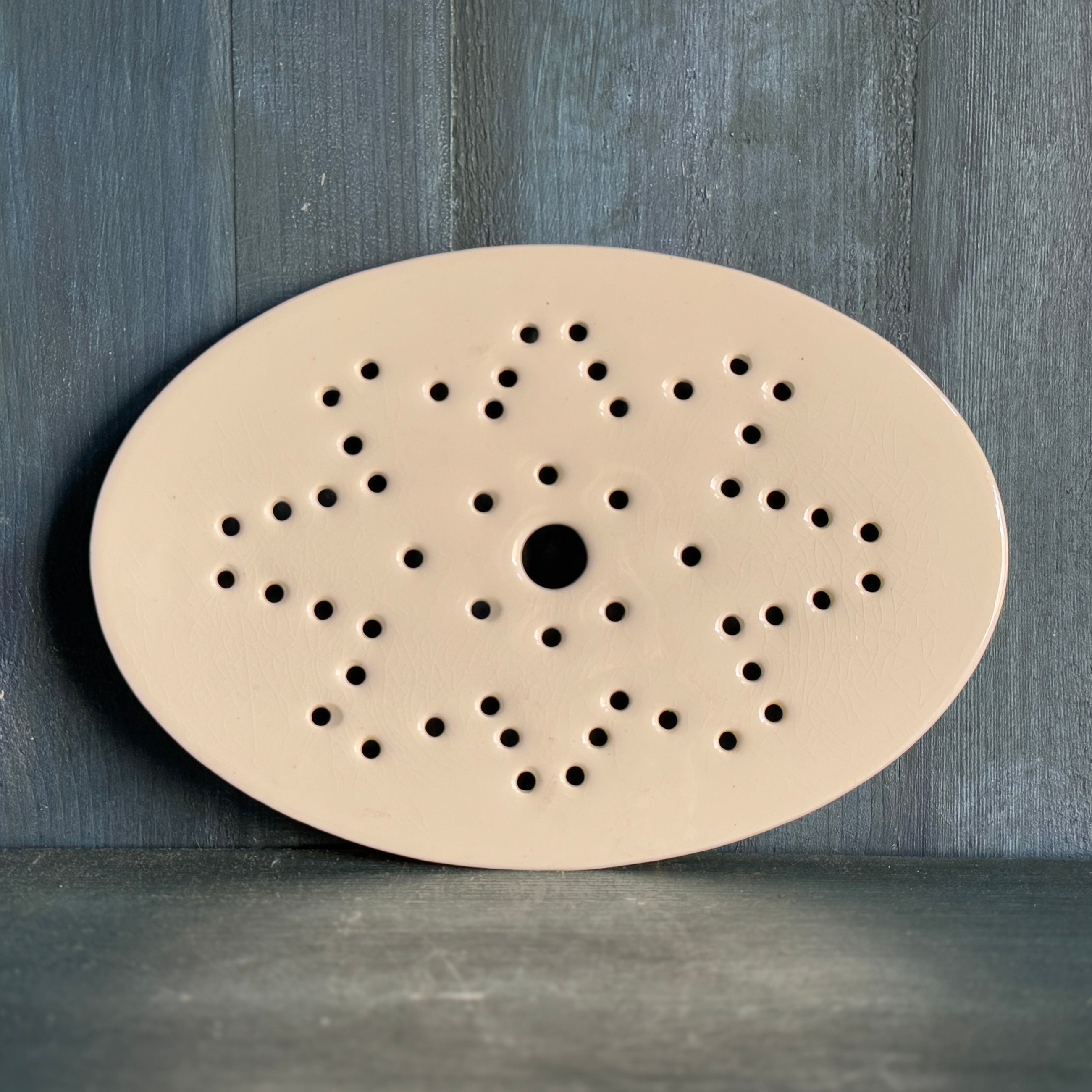 Antique Belgian Ironstone Strainer