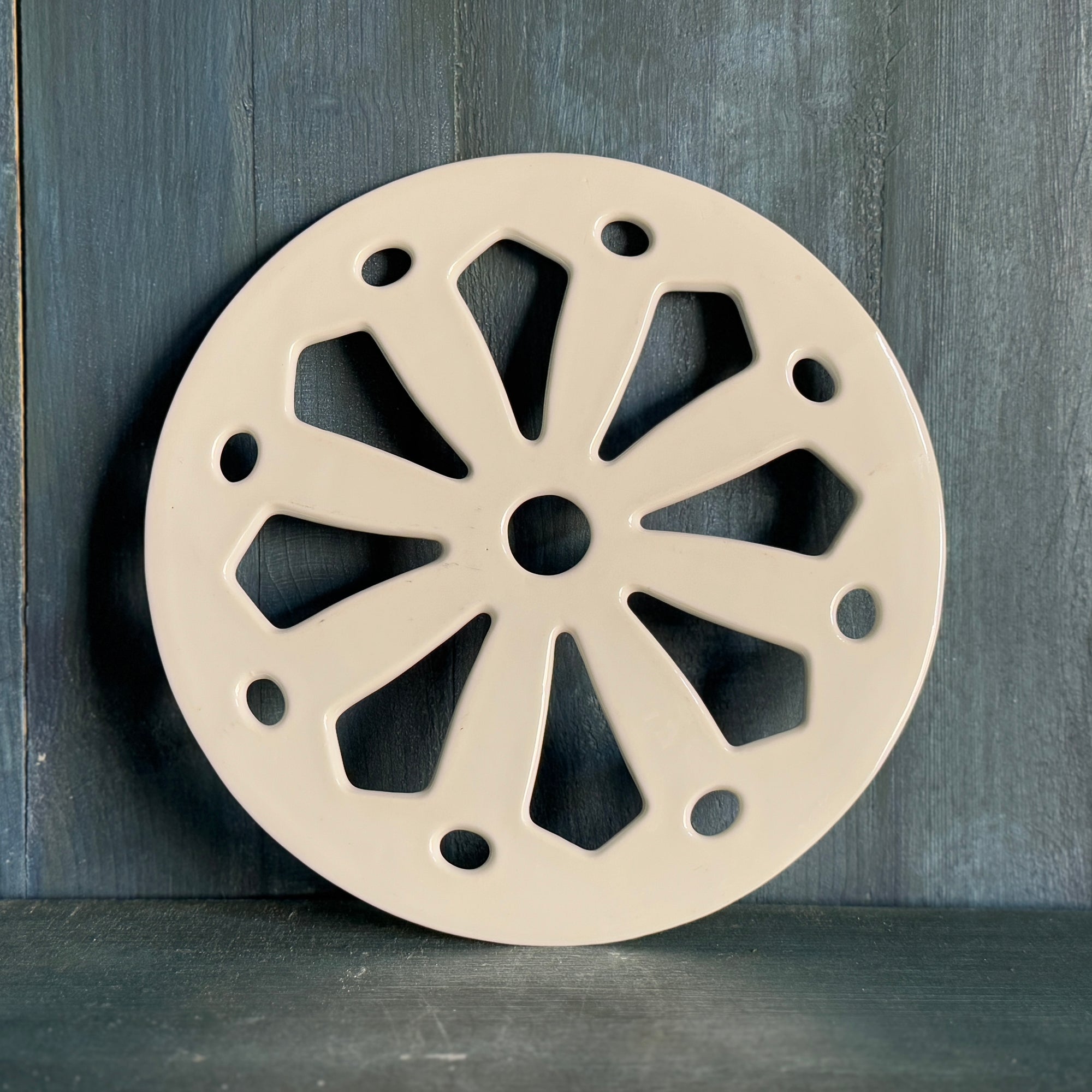 Antique Belgian Ironstone Strainer