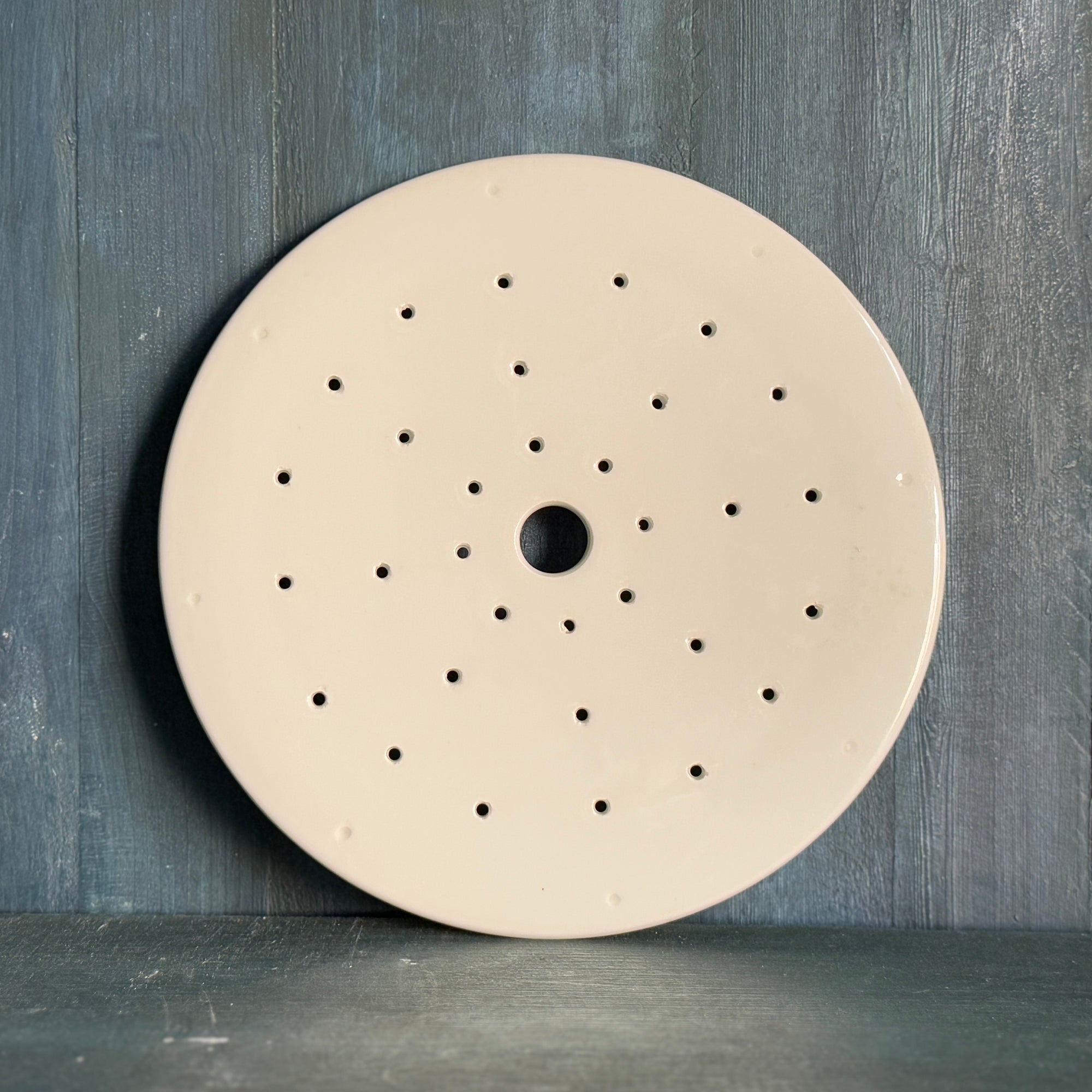 Antique Belgian Ironstone Strainer