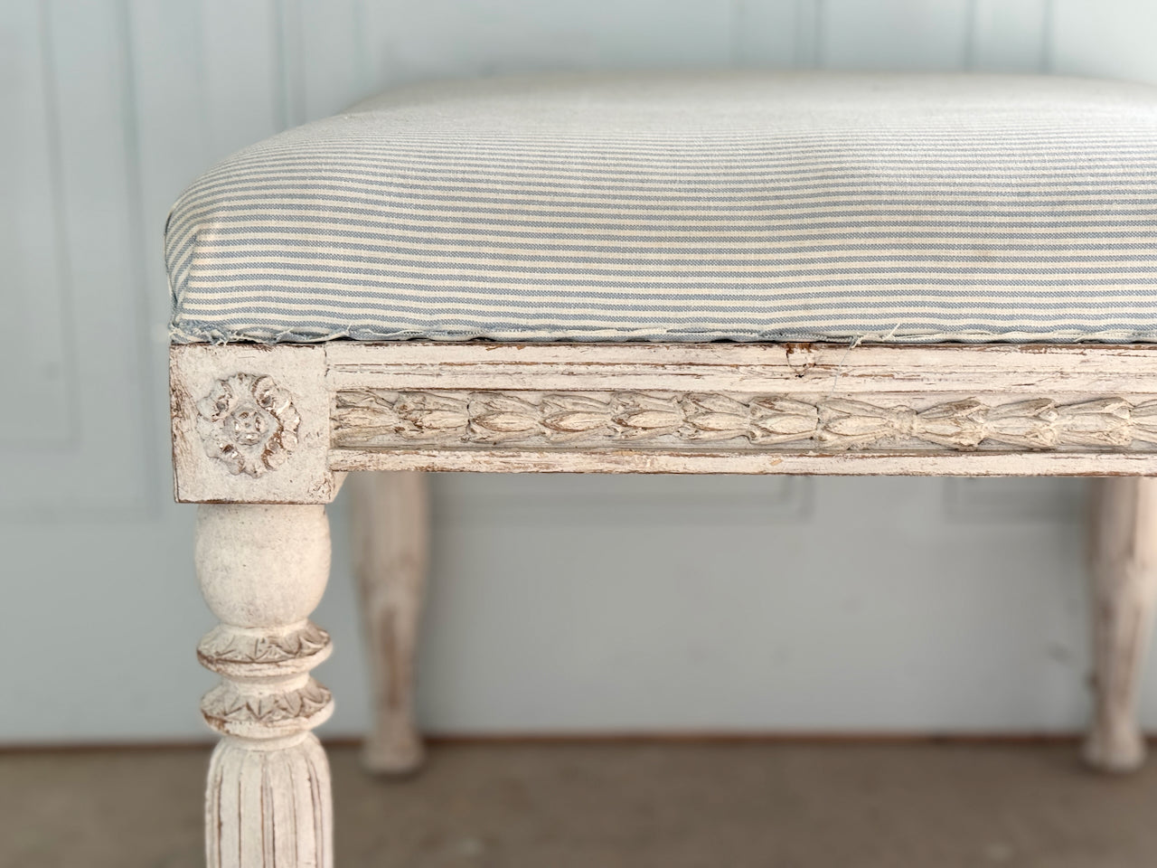 Circa 1880 Swedish Hand Carved Stool