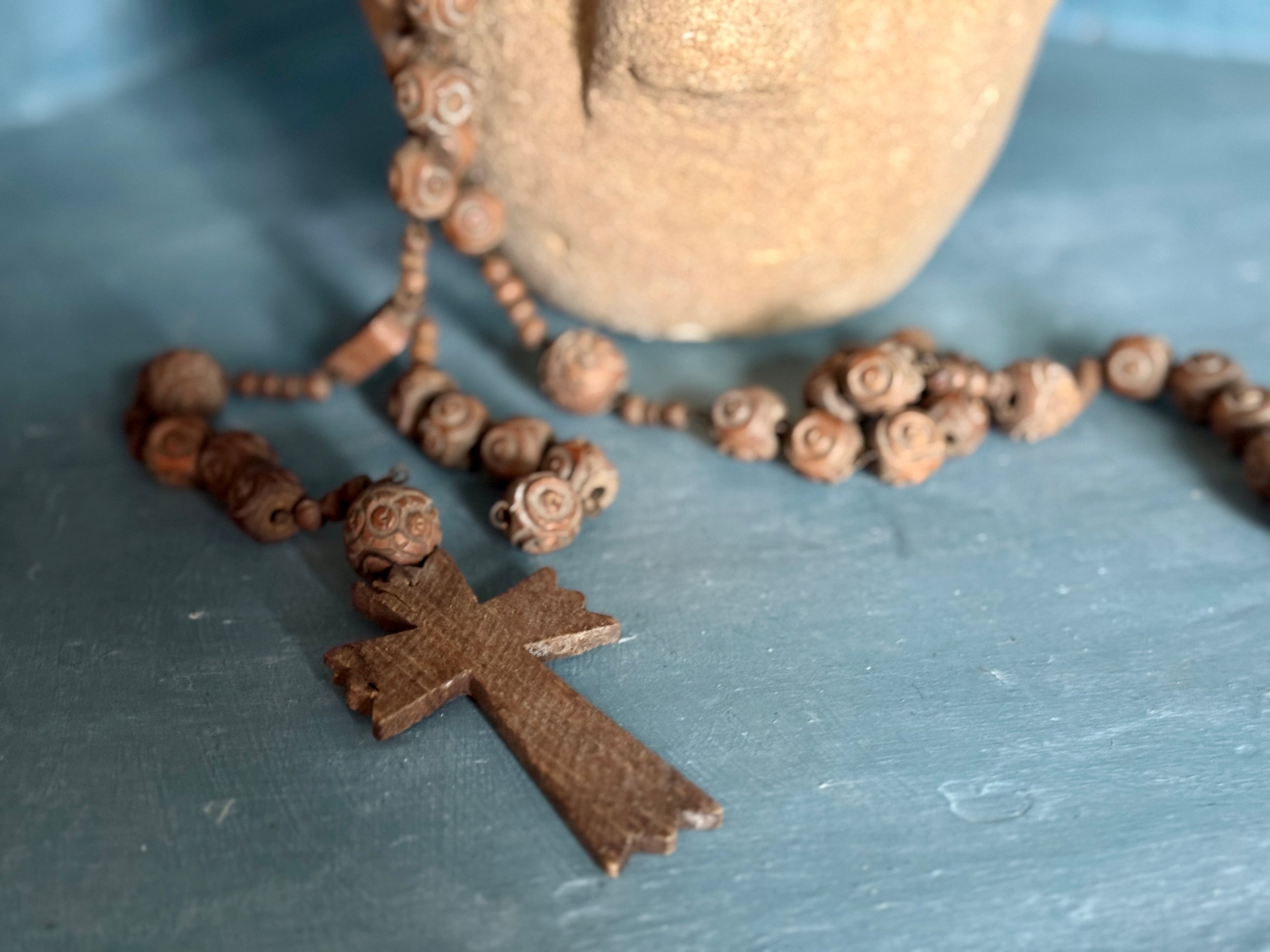 Vintage French Rosary Beads