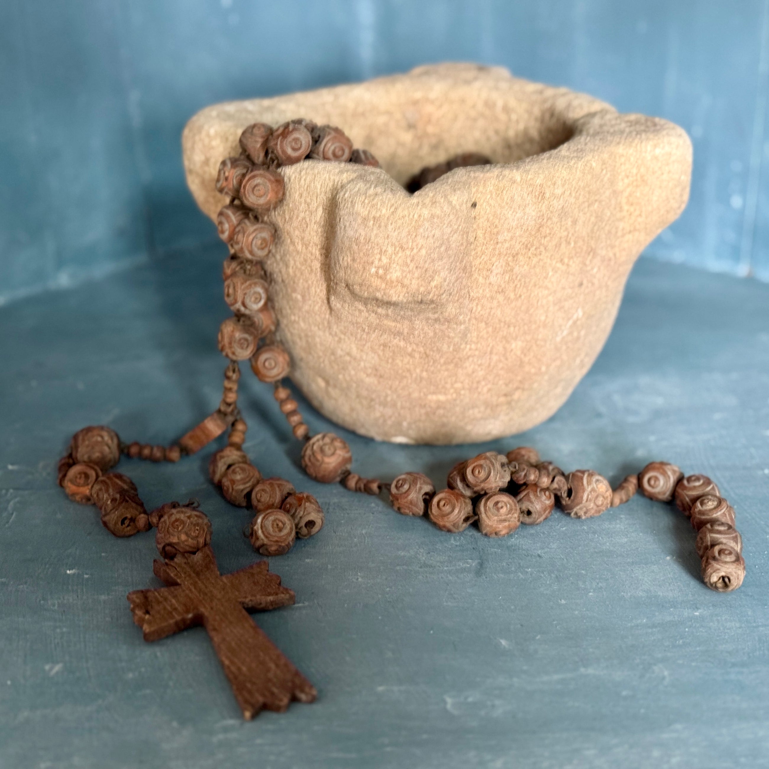 Vintage French Rosary Beads