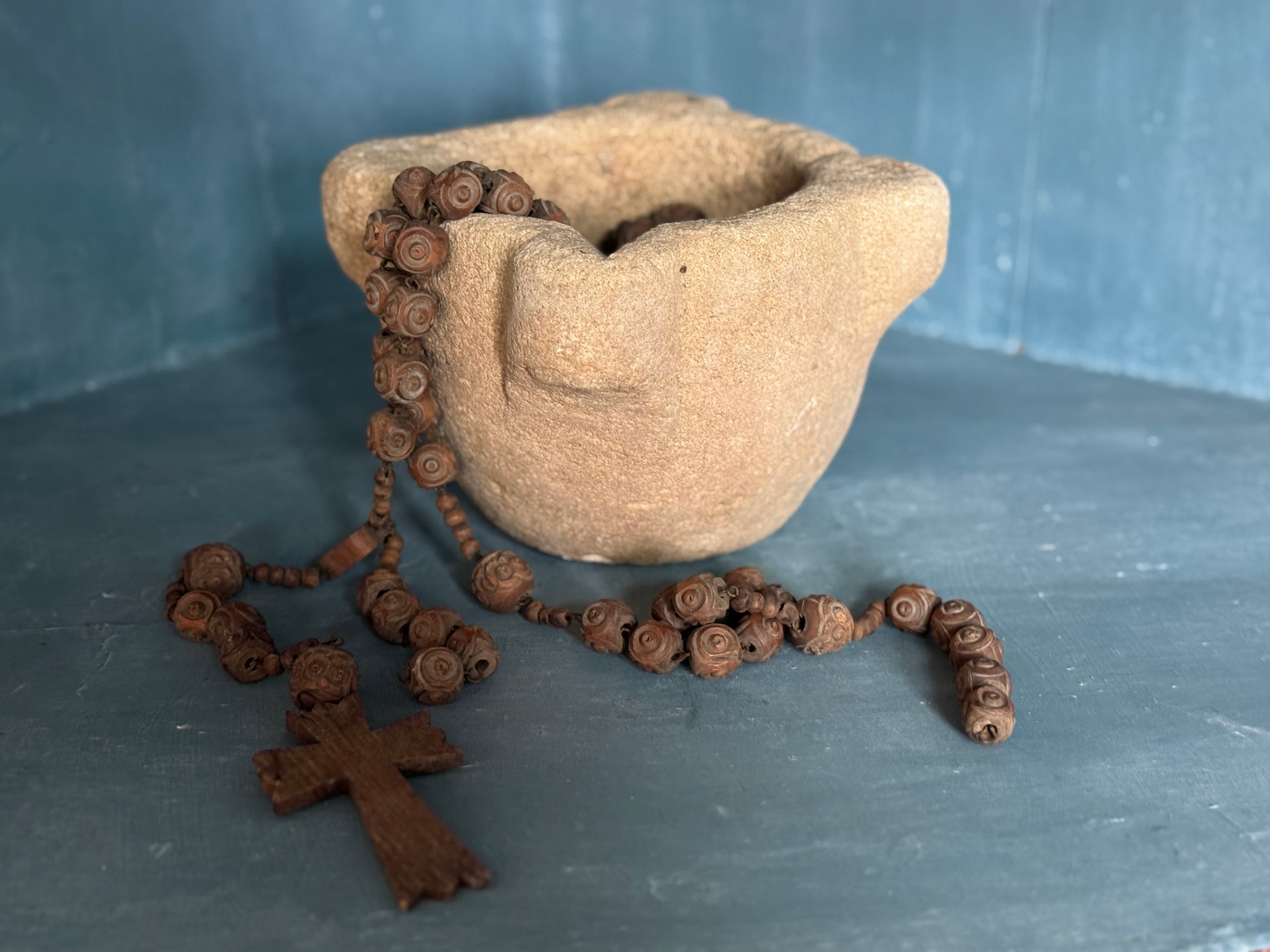 Vintage French Rosary Beads