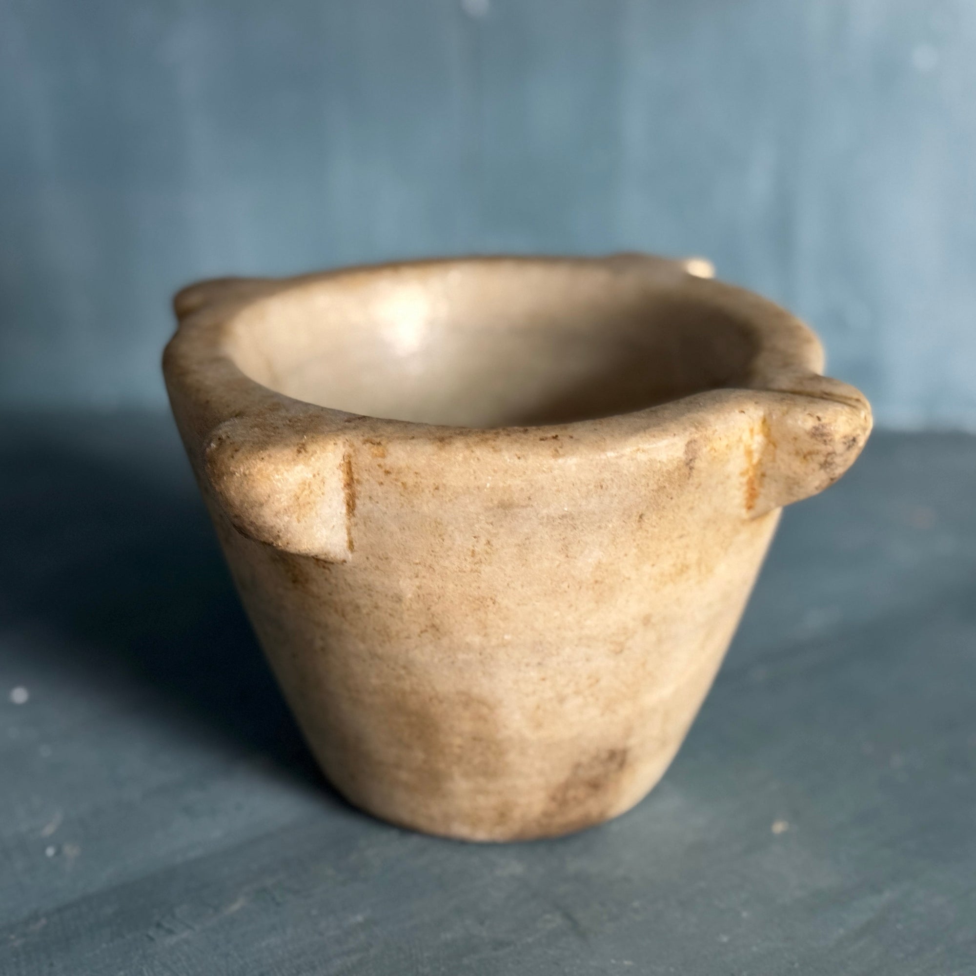 Antique French Marble Mortar