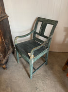 Blue Gustavian Chair, early 1800