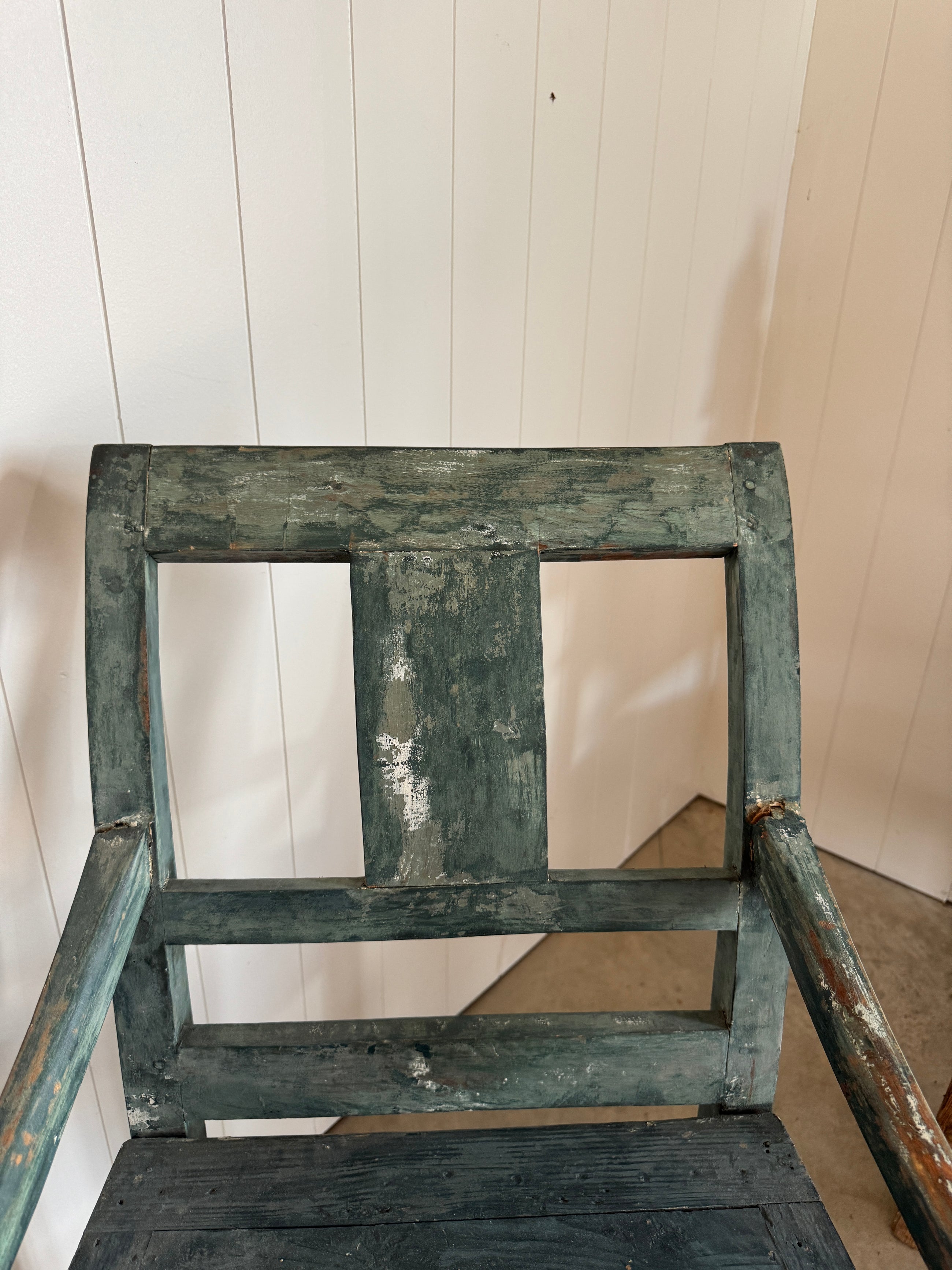 Blue Gustavian Chair, early 1800