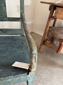 Blue Gustavian Chair, early 1800