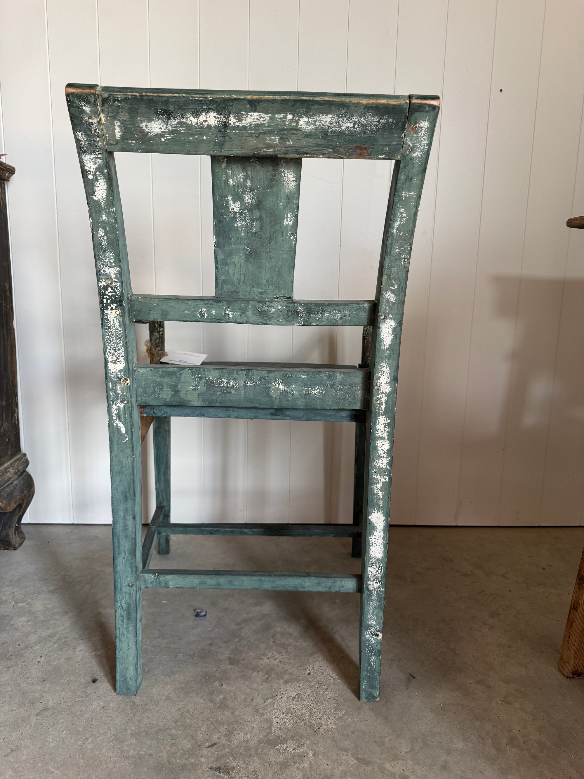 Blue Gustavian Chair, early 1800