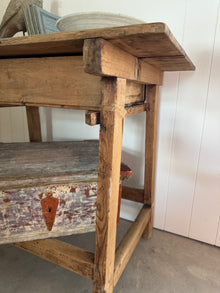 Circa 1880 Auvergne Shepherd's Table in Fir