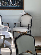 Elegant 19th C French Louis XV-style Chairs, Set of Four