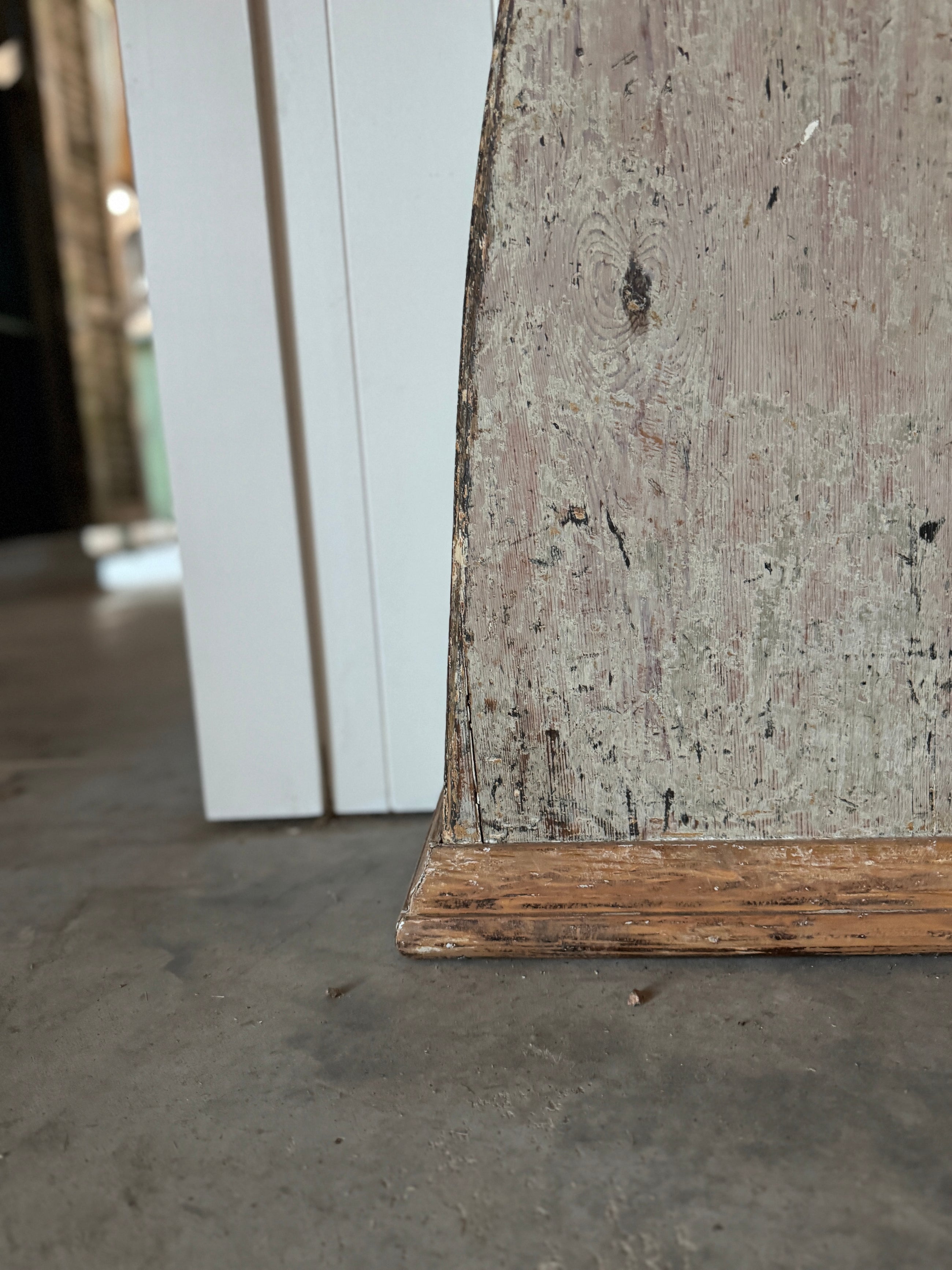 1800-1810 Swedish Clock, from Upsala, Original Finish