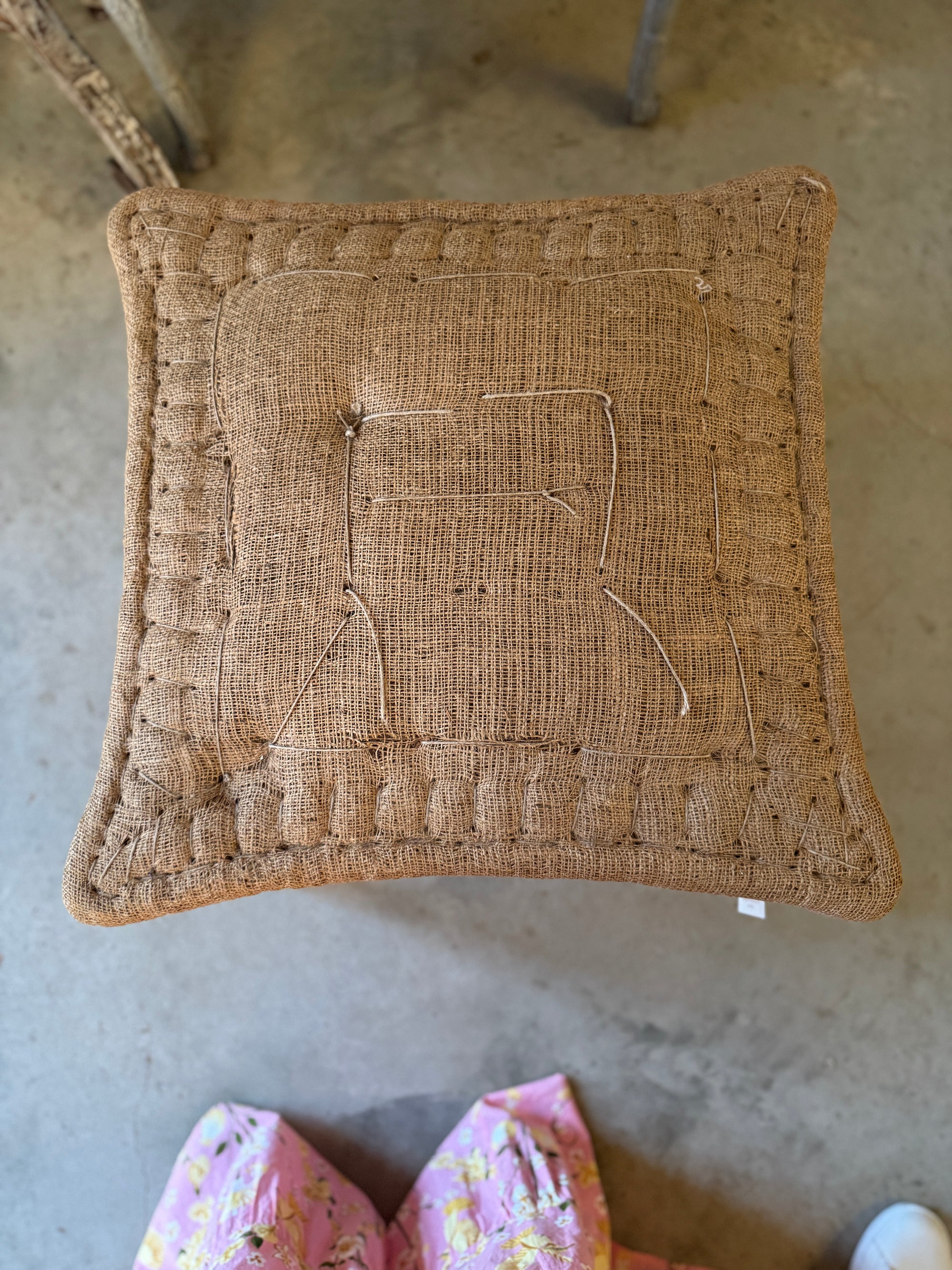 Mid 19th C Belgian Ottoman