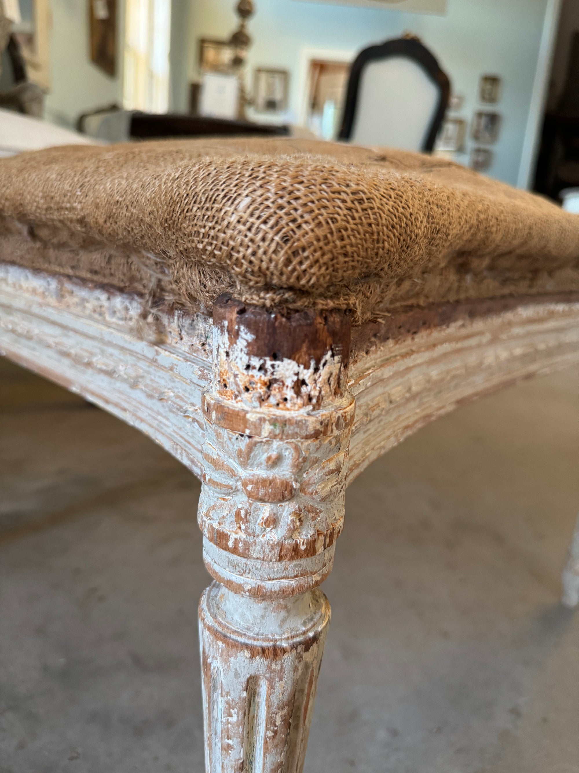 Mid 19th C Belgian Ottoman