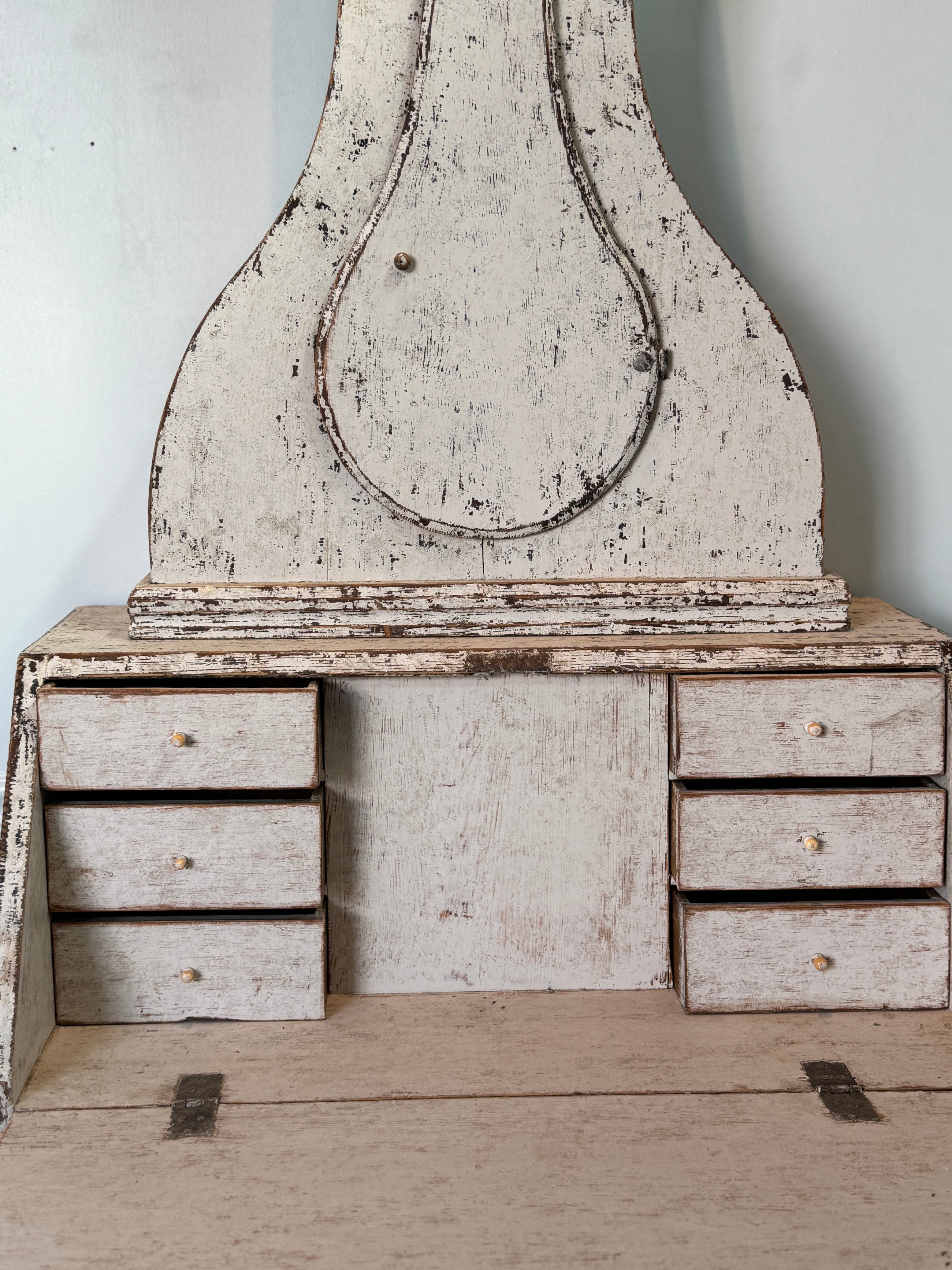 Swedish Clock Secretary/Ladies Desk